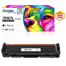 206X Black Toner(Used OEM Chip),for HP LaserJet Pro M255dw/M282/283fdw W2110X picture