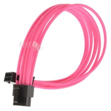 8-Pin Red GPU PSU Sleeved Graphic Card Power Supply Extension + Cable Comb PC picture