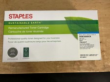 Staples Cyan Standard Yield Toner Reman| Ink | Replacement | HP 124A | Q6001A picture