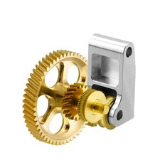 Full Metal - Gold DLC - Slant Gear - Kit Brass Extruder Compatible with... picture