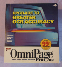 OmniPage Pro 8.0 Rev E - CD-ROM for Windows BIG BOX picture