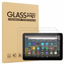 2PC Amazon Fire HD 8/8 Plus 10th Gen 2020 Tablet Screen Protector Tempered Glass picture