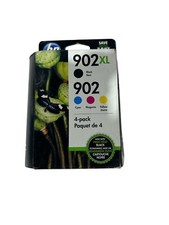 New Genuine HP 902XL 902 Black Color 4PK Ink Cartridges OfficeJet Pro 6954 picture