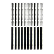 20 Pcs 10 Pairs 40 Pin 1x40 Single Row Male And Female 2.54 Breakable Pin picture