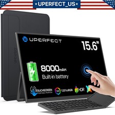UPERFECT Portable Monitor Touchscreen 15.6'' Laptop Monitor Bluetooth Keyboard A picture