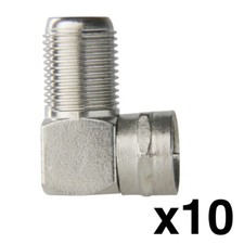 Construct Pro F Female to F Male Right Angle Adaptors (10 Pack) picture