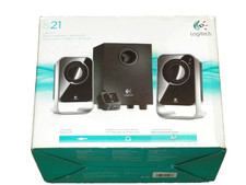 Logitech LS21 Wired Right & Left 2.1 Stereo Speaker System w/ Subwoofer NEW picture