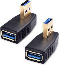 Cable Matters Combo-Pack 90 Degree Left and Right Angle USB Adapter Gender Chang picture