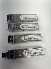 LOT OF 4 AGILESTAR MGBIC-LC09-AS 1000BASE-LX TRANSCEIVER picture
