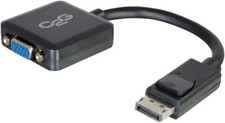 C2G 54323 Legrand Mini Male to Female Display Port Cable to VGA Adapter Black picture