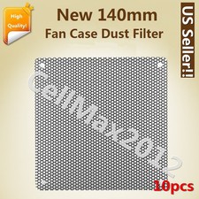 10pcs 140mm Computer PC Cooler Fan Case Cover Dust PVC Filter Mesh with 40 screw picture