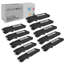 10 BLACK Toner for Xerox Phaser 6600dn High Capacity Cartridge WorkCentre 6605dn picture