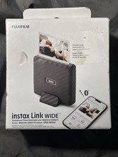 Fujifilm instax Link WIDE Portable Bluetooth Dye-Sublimation Color Printer Gray picture