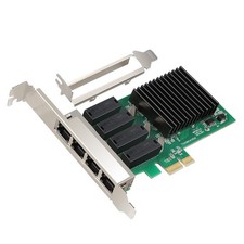 Realtek RTL8111H -T4 PCIe-X1 1G RJ45 Quad Port lan Card Ethernet Server Adapter picture