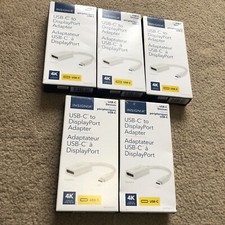 Lot 5X Insignia USB-C to 4K Display Port Adapter Cable for Monitor Macbook PC picture