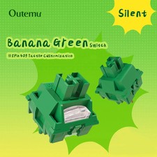 Outemu Banana Green Switch Silent 5 Pin 40G Tactile - Banana Green 10pcs picture