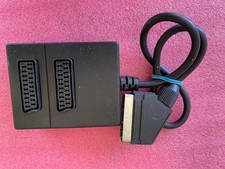 Commodore A500/A500+ 2-Way SCART Adapter SCART Splitter Cable picture