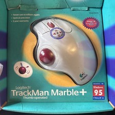 Logitech Trackman Marble+ Plus Mouse - Windows 98 Thumb Operated USA picture