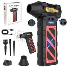 Electric Air Duster-Compressed Air Duster,60mph Wind Stepless Speed Canned Ai... picture