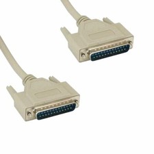 Kentek 3' DB25 Male to Male 25 Pin Serial Parallel SCSI Printer Scanner Cable picture