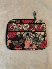 Vera Bradley Mocha Rouge IPad Case In perfect Condition picture