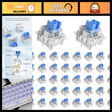 108Pcs Clicky Blue Keyboard Switches for 3D Printing, Mechanical Keyboard Upgrad picture