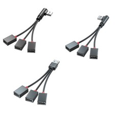 USB Power Splitter 1 Male to 3 Female USB 2.0 Adapter 1 to 3 USB Splitter picture