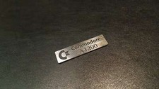 Commodore Amiga 1200 Logo / Sticker / Badge brushed aluminum 49 x 13 mm [263] picture