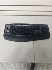 Microsoft Wireless Laser Keyboard 5000 Model#1074 Ergonomic No Dongle WORKS Nice picture