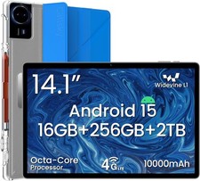 Callsky 14 Inch Android 15 Tablet, 16GB RAM+256GB ROM, 1920x1200 FHD IPS Display picture