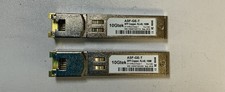 (Lot of 2) 10Gtek ASF-GE-T SFP Copper RJ-45 100M Opt. Network Transceiver 