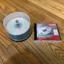 30 Memorex CD-R 40X 700Mb 80 Min Unused Discs + 1 imation DVD-RW 2 Hour 4.7 GB picture