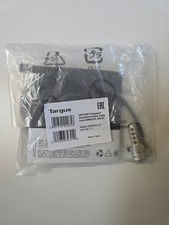 New Targus - ASP66GLX-S - DEFCON Trapezoid Serialized Combo Cable Lock black picture