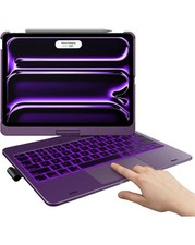 Typecase Touch Keyboard Case iPad Pro 11in M4 M5 RGB Backlit Trackpad Blue NEW picture