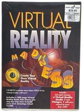 Virtual Reality Madness Big Box PC CD-ROM 1995 SAMS Publishing Sealed picture