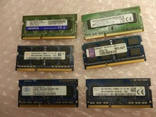 (MIX BRANDS 6X LOT)  4GB SODIMM laptop Memory Modules (SEE PICTURE) picture