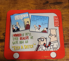 Vintage 1997 Dilbert Mouse Pad 