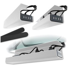 Easy Install Under Desk Cable Organizer - 2pcs picture