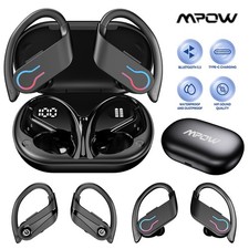 Mpow Ear Hook Mini Bluetooth 5.3 Headset TWS Earphones Earbuds Stereo Headphones picture