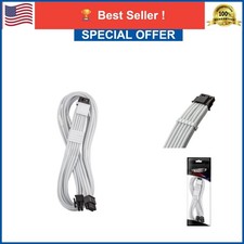 CableMod Pro ModMesh 12V-2x6 PCIe Cable for ASUS/Seasonic, 16AWG 600W White picture