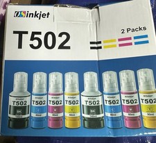 OSInkjet T502 Ink Bottle Refill Compatible with Epson Ecotank 8 pack 2 ea color picture