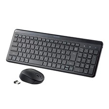 ELECOM Wireless Keyboard 2.4GHz Quiet with Numeric Keypad 5-Button Quiet Mouse picture