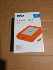 LaCie Rugged USB-C 4TB Portable External HDD Shock Resistant Mac/PC Sealed picture