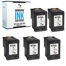 5-Pack Compatible HP 67XL Printer Cartridges for DeskJet 4155e 2755e 2700 2732  picture