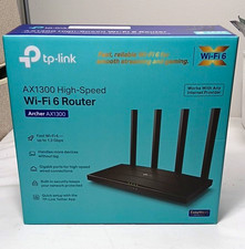 TP-Link Archer AX1300 Dual Band Wi-Fi 6 Wireless Gigabit Router WPA3 Open Box  picture