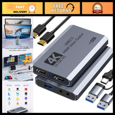 4K 60FPS HDMI Capture Card, USB 3.0 Video Game Recorder with Pass-Through picture