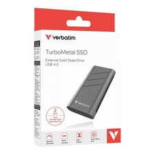 Dysk SSD zewnętrzny Verbatim TurboMetal 2TB USB4 Type-C szary Verbatim picture