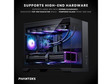 Phanteks XT V3, Compact Micro-ATX Gaming Chassis, Tempered Glass Front & Side, picture