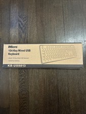 New iMicro KB-US9813 104-KEY WIRED USB KEYBOARD picture