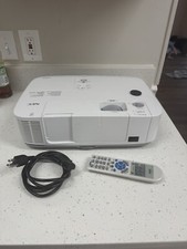 NEC NP-P350W LCD Projector HDMI 3500 Lumens - Lamp Runtime: 392 Hours W/remote picture